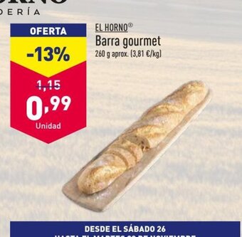 ALDI Barra Gourmet oferta
