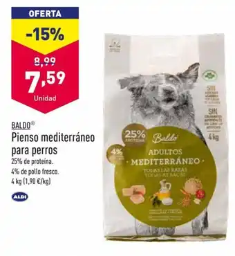 ALDI Pienso Mediterraneo Para Perros oferta