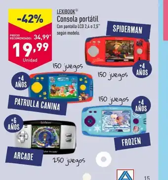 ALDI Consola Portatil oferta
