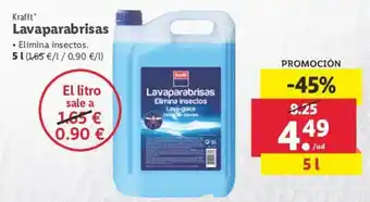 Lidl Kraft Lavaparabrisas 5L oferta