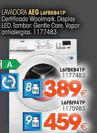 Master Cadena Lavadora aeg oferta