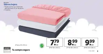 Lidl Meradiso Sábana bajera oferta