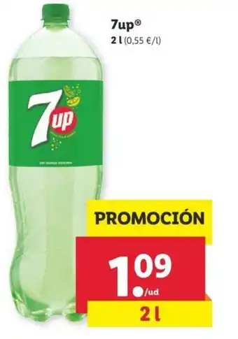 Lidl 7up 2L oferta