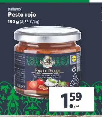 Lidl Italiamo Pesto rojo 180g oferta