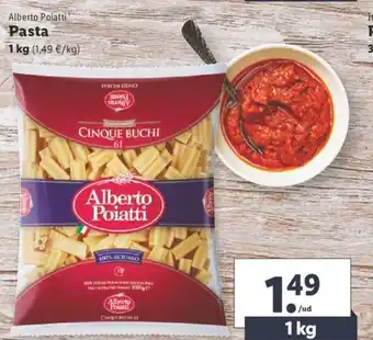 Lidl Alberto Poiatti Pasta 1kg oferta