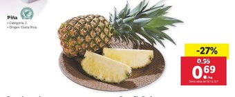 Lidl Piña oferta