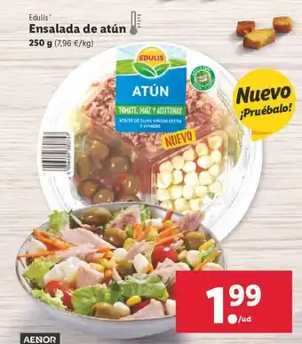 Lidl Edulis Ensalada de atún 250g oferta