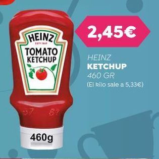 Supermercados Lupa Heinz ketchup oferta