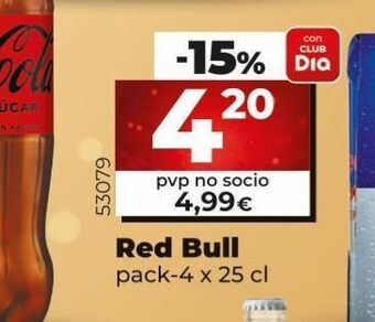 Maxi Dia Bebida energética red bull oferta