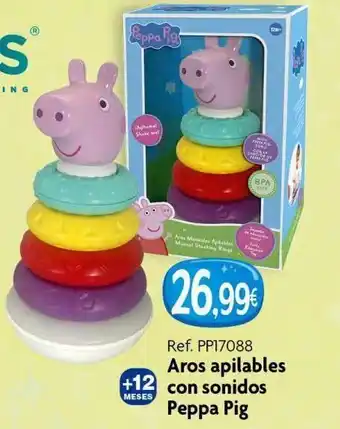 Afede Aros apilable con sonido peppa pig pp17088 oferta