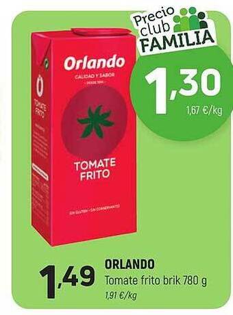 Coviran Orlando tomate frito brik oferta