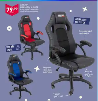 ALDI Silla 'Gaming' y Oficina oferta