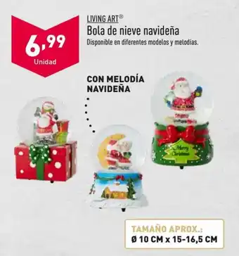 ALDI Bola de Nieve Navideña oferta