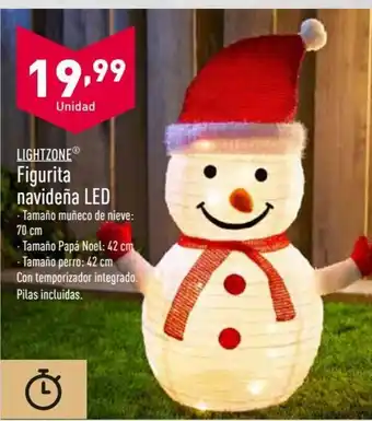 ALDI Figurita Navideña LEd oferta
