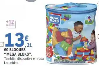 E.Leclerc 60 Bloques Mega Bloks oferta