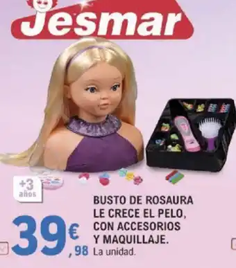 E.Leclerc Busto de Rosaura Le Crece el Pelo Con Accesorios Y Maquillaje oferta