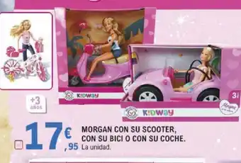 E.Leclerc Morgan Con Su Scooter Con Su Bici o Con Su Coche oferta