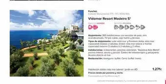 Viajes El Corte Inglés Funchal. estrada monumental 175-177, 9000-100 vidamar resort madeira 5* nuestras ventajas servicios ofrecidos alojamiento oferta