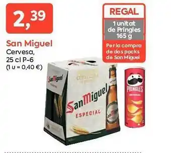 SPAR San miguel cervesa oferta