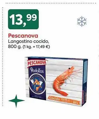 Suma Supermercados Pescanova langostino cocido oferta