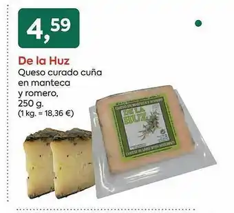 Suma Supermercados De la huz queso curado cuña en manteca y romero oferta