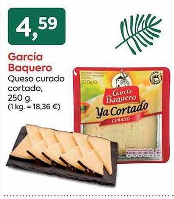 Suma Supermercados García baquero queso curado cortado oferta