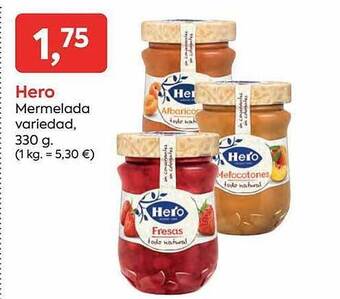 Suma Supermercados Hero mermelada variedad oferta
