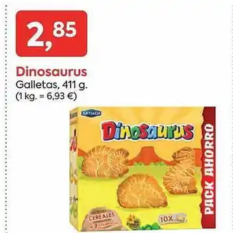 Suma Supermercados Dinosaurus galletas oferta