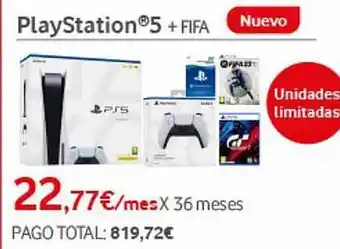 Vodafone Playstation 5 +fifa oferta