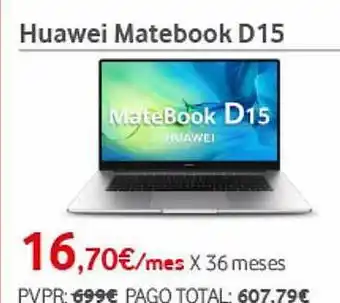 Huawei matebook d15