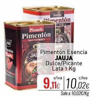 Cuevas Cash Pimentón esencia jauja dulce picante oferta
