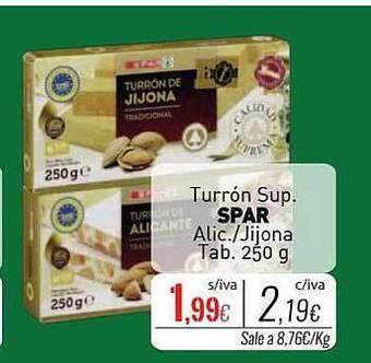 Cuevas Cash Turrón sup spar alic jijona oferta