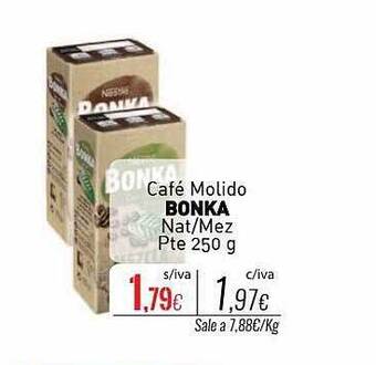 Cuevas Cash Café molido bonka nat mez oferta