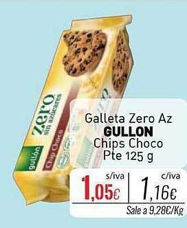 Cuevas Cash Galleta zero az gullón chips choco oferta