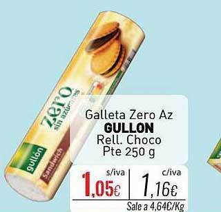 Cuevas Cash Galleta zero az gullon rell choco oferta
