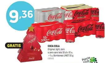 Coviran Coca cola original light zero o zero zero lata oferta