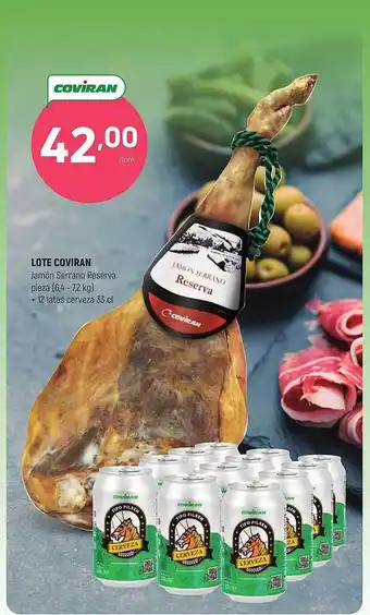 Coviran Lote coviran jamón serrano reserva pieza oferta