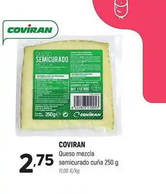 Coviran Coviran queso mezcla semicurado cuna oferta