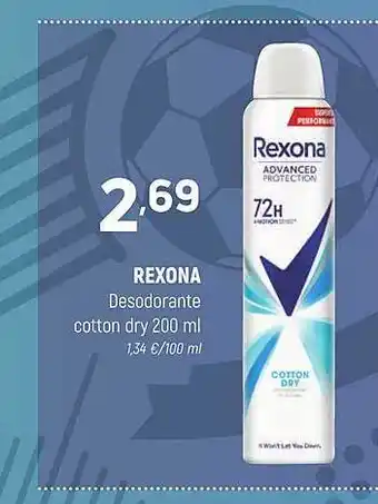 Coviran Rexona desodorante cotton dry oferta