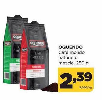 Alimerka Oquendo café molido natural o mezcla oferta