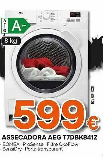 Expert Assecadora aeg t7dbk841z oferta