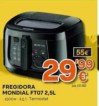 Expert Fregidora mondial ft07 2.5l oferta