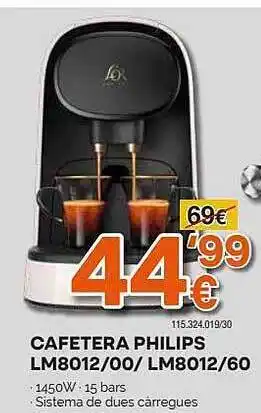 Cafetera philips lm8012 00 lm8012 60