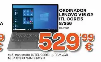 Expert Ordinador lenovo v15 g2 itl corei5 8 256 oferta