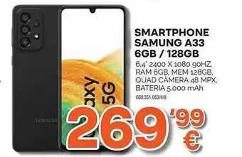 Expert Smartphone samsung a33 6gb 128gb oferta