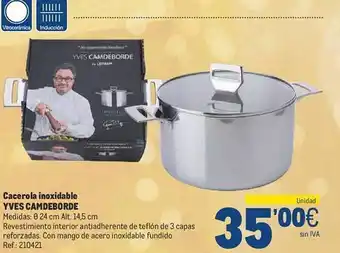 Makro Cacerola inoxidable yves camdeborde oferta
