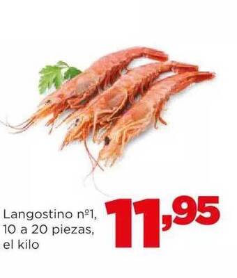Alimerka Langostino n°1 10 a 20 piezas el kilo oferta