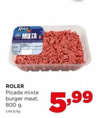 Alimerka Roler picada mixta burger meat oferta