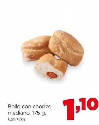 Alimerka Bollo con chorizo mediano oferta
