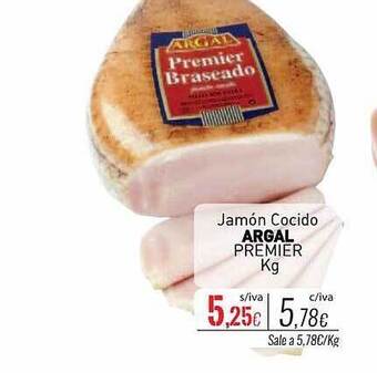 Cuevas Cash Jamón cocido argal premier oferta